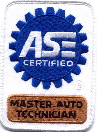 ASE Certified Master Auto Technician patch